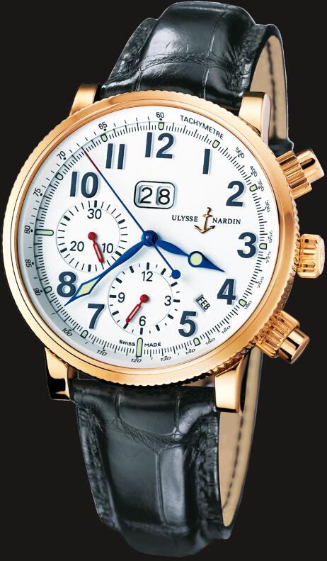 Ulysse Nardin Marine Annual Chronograph Replica Watch 516-22